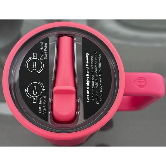 HydroJug 32oz Traveler, SALMON - Picture 4 of 5